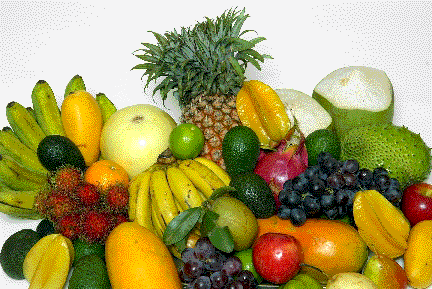Picture of fruits to represent nature and goodness.